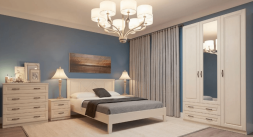 Спальня Кантри (Лак) комплект 1