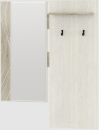 Вешалка с зеркалом Луи