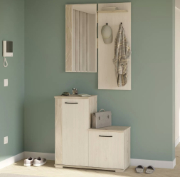 Вешалка с зеркалом Луи