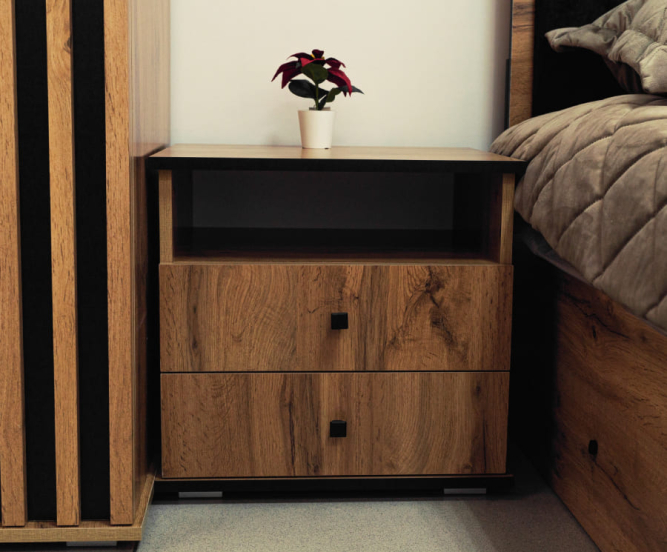 Тумба прикроватная 51.17 Либерти (опора h = 20 мм)