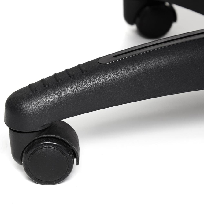 Кресло CHIEF кож/зам/ткань, черный/черный стеганный/черный, 36-6/36-6/11