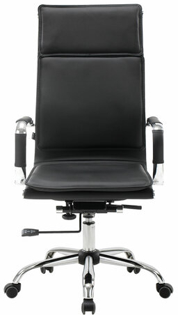 Кресло офисное BRABIX "Cube EX-523", экокожа, хром, черное, 531946