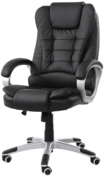 Кресло офисное BRABIX &quot;Comfort MS-003&quot;, 6 массажных модулей, экокожа, черное, 532521