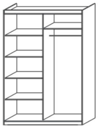 Шкаф 4-х ств. Саманта