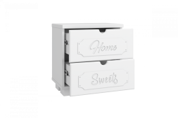 Тумба прикроватная ДримСтар ДС-14 белое дерево