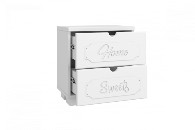 Тумба прикроватная ДримСтар ДС-14 белое дерево