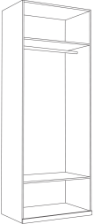 Шкаф для одежды Валенсия 13.329