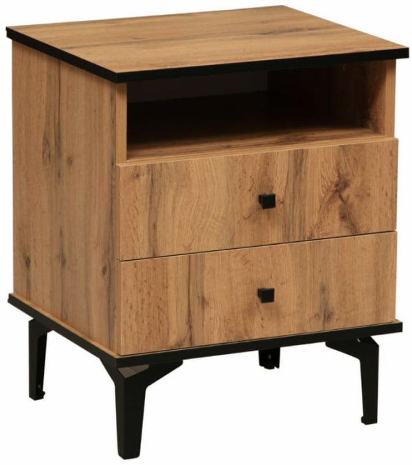 Тумба прикроватная 51.17 Либерти (опора металлическая h = 150 мм)