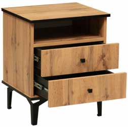 Тумба прикроватная 51.17 Либерти (опора металлическая h = 150 мм)