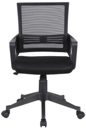 Кресло BRABIX "Balance MG-320", с подлокотниками, черное, 531831