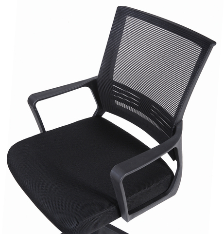 Кресло BRABIX "Balance MG-320", с подлокотниками, черное, 531831