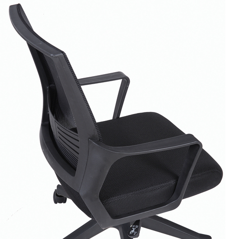 Кресло BRABIX "Balance MG-320", с подлокотниками, черное, 531831