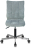 Кресло BRABIX "Stream MG-314", без подлокотников, пятилучие серебристое, ткань, серо-голубое, 532395, MG-314_532395