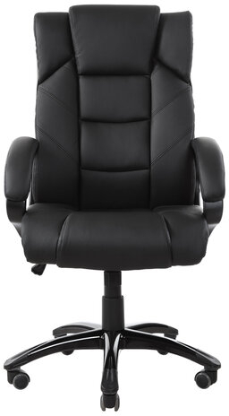 Кресло офисное BRABIX "Bliss MS-004", 6 массажных модулей, экокожа, черное, 532522