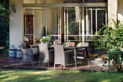 Стол садовый Лима 160 (Lima 160) графит