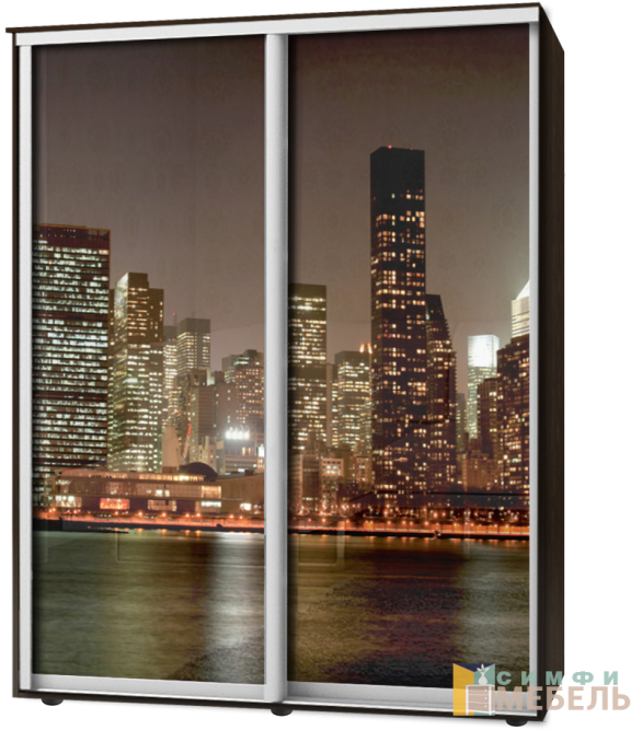 Шкаф-купе 2х дв Стандарт Фотопечать № 26