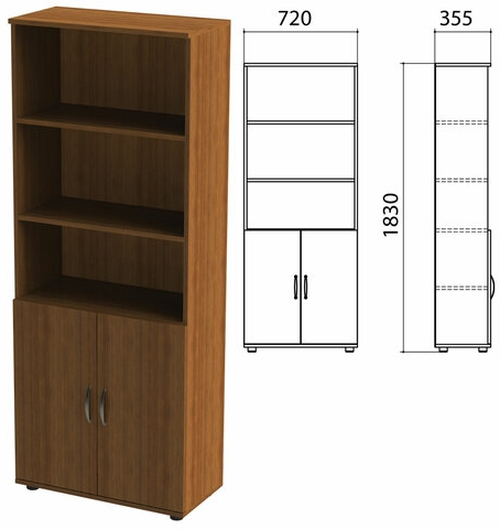 Шкаф полузакрытый Эко 4 полки