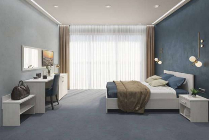 Комплект мебели для гостиниц Виктория №5