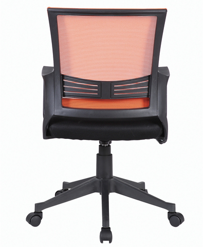 Кресло BRABIX " Balance MG-320", с подлокотниками, комбинированное черное/оранжевое, 531832
