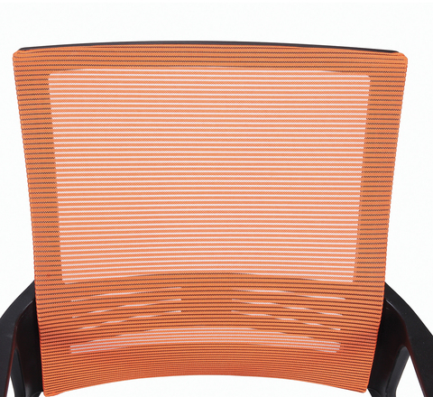 Кресло BRABIX " Balance MG-320", с подлокотниками, комбинированное черное/оранжевое, 531832