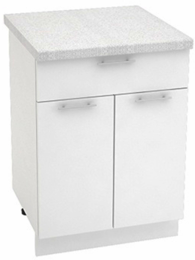 Шкаф нижний 1 ящ. с 2 ств. Кухня Валерия ШН1Я 600 (глянец)