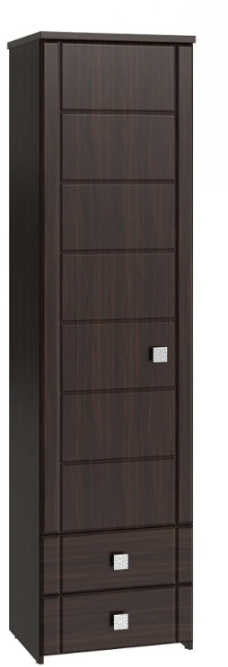 Шкаф-пенал Изабель ИЗ-63К орех темный