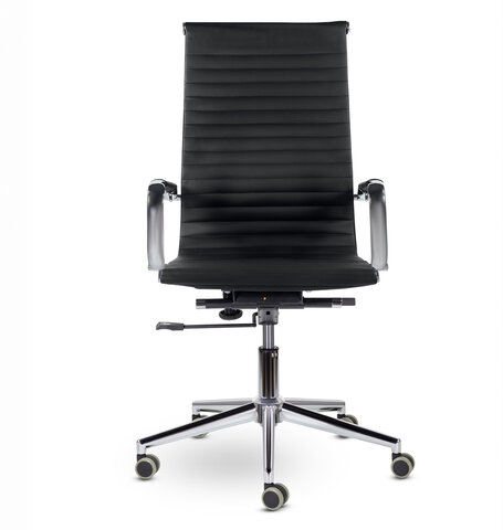 Кресло офисное BRABIX PREMIUM "Intense EX-531", экокожа, хром, черное, 532540