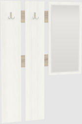 Вешалка с зеркалом Эмма