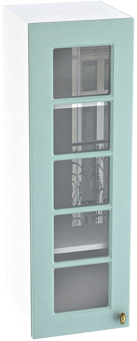 Шкаф верхний высокий со стеклом с 1 створкой Кухня Прованс ШВС 309