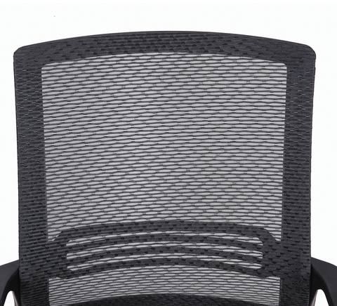 Кресло BRABIX "Daily MG-317", с подлокотниками, хром, черное, 531833