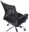 Кресло BRABIX "Daily MG-317", с подлокотниками, хром, черное, 531833