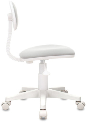 Кресло детское CH-W201NX, без подлокотников, пластик белый, серое, 477006