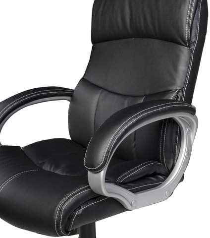 Кресло офисное BRABIX "Impulse EX-505", экокожа, черное, 530876