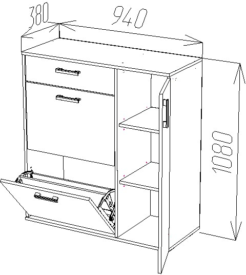 Обувница ОБ-1