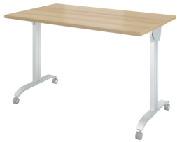Стол на колёсах, на м/к с откидной столешницей ДР50