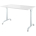 Стол на колёсах, на м/к с откидной столешницей ДР50 (Белый)