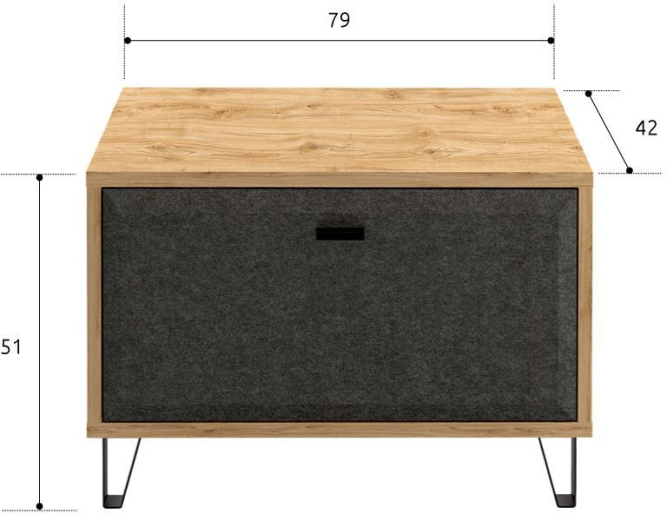 Тумба Грейс KOM1K