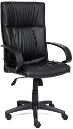 Кресло DAVOS кож/зам, черный, 36-6