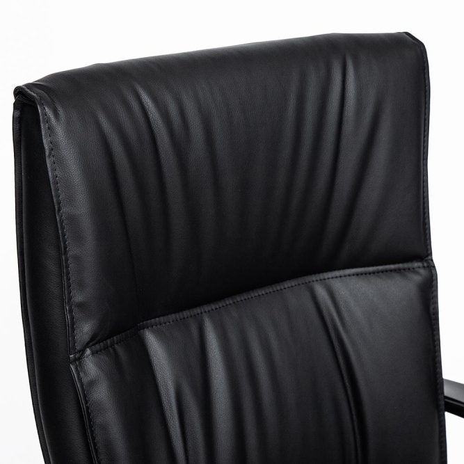 Кресло DAVOS кож/зам, черный, 36-6