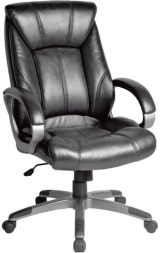 Кресло офисное BRABIX "Maestro EX-506", экокожа, черное, 530877