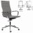 Кресло офисное BRABIX PREMIUM "Intense EX-531", экокожа, хром, темно-серое, 532542