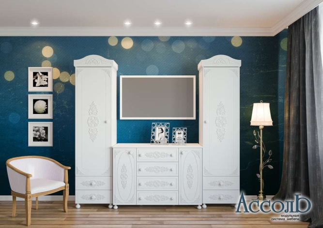 Гарнитур для гостиной Ассоль комплект 5