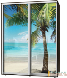 Шкаф-купе 2х дв Стандарт Фотопечать № 129