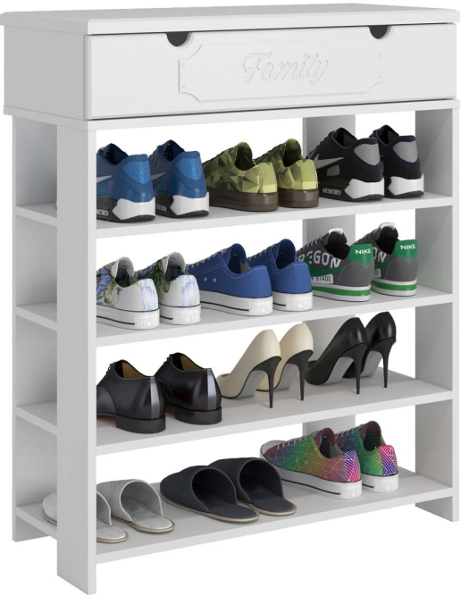 Тумба для обуви ДримСтар ДС-20 (800) белое дерево