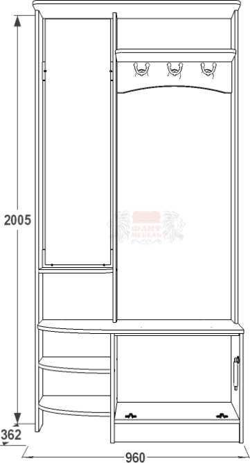 Прихожая Саша 13