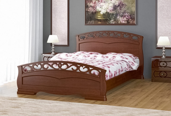 Кровать из массива Грация-1