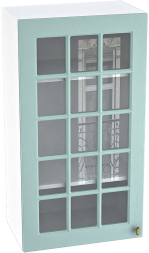 Шкаф верхний высокий со стеклом с 1 створкой Кухня Прованс ШВС 509