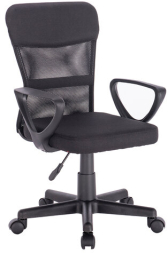 Кресло подростковое КОМПАКТНОЕ BRABIX "Jet MG-315", черное, 531839