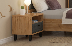 Тумба прикроватная Грейс KOM1S