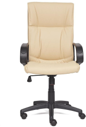 Кресло DAVOS кож/зам, бежевый, 36-34